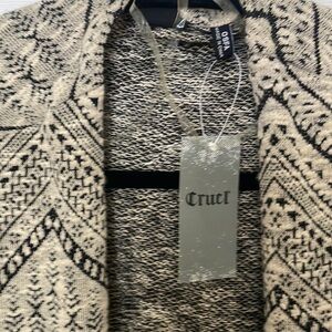 Womens Cruel Girl Western Cardigan Sweater Brand New With Tags